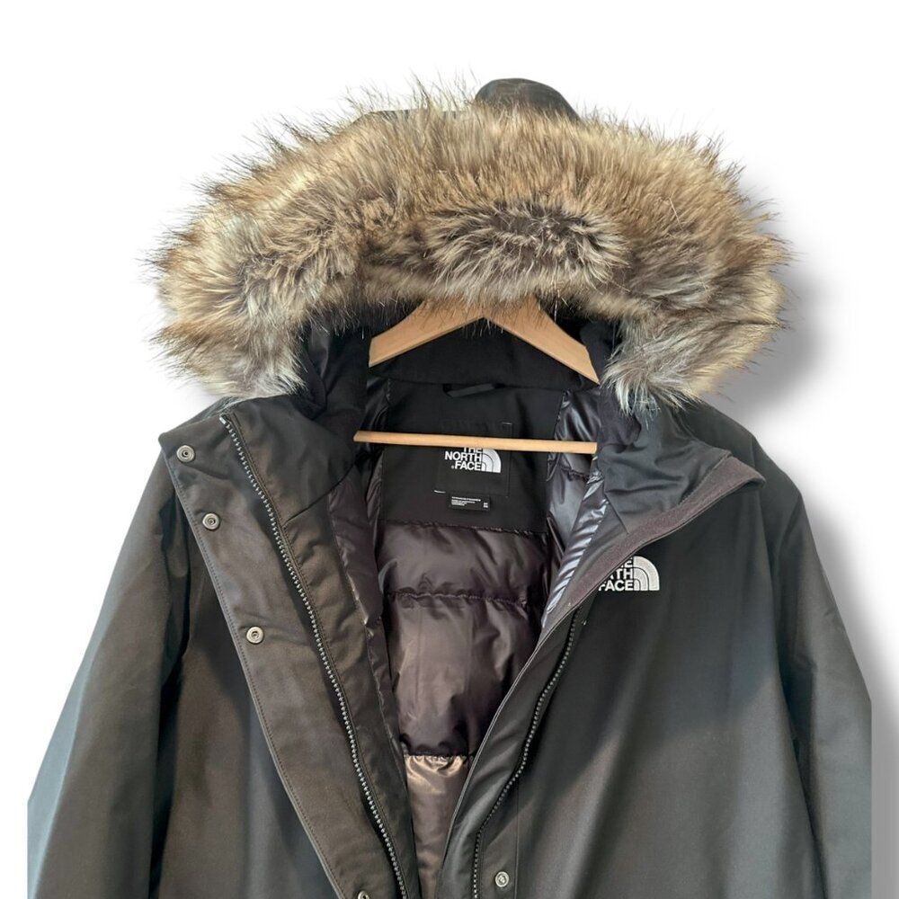 The North Face $350 Arctic Parka Insulated 600 Down TNF Women’s  2X Faux Fur - Picture 5 of 13